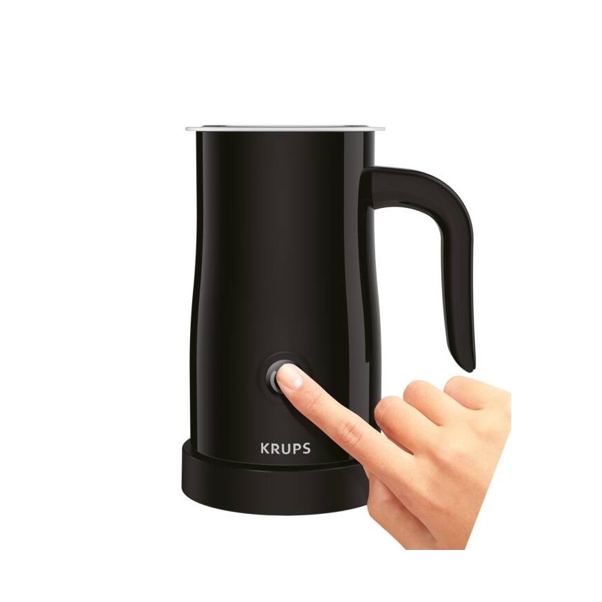 Krups - Пенообразувател за мляко 300 мл черен