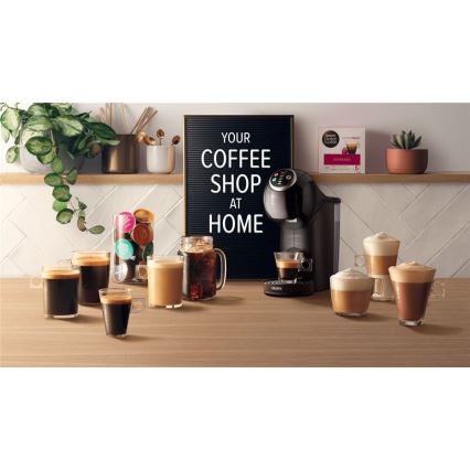 Krups - Кафе машина с капсули NESCAFÉ DOLCE GUSTO GENIO S 1500W антрацит