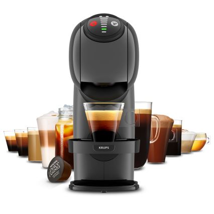Krups - Кафе машина с капсули NESCAFÉ DOLCE GUSTO GENIO S 1500W антрацит