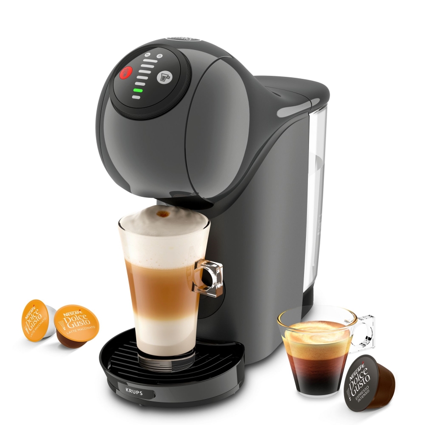 Krups - Кафе машина с капсули NESCAFÉ DOLCE GUSTO GENIO S 1500W антрацит