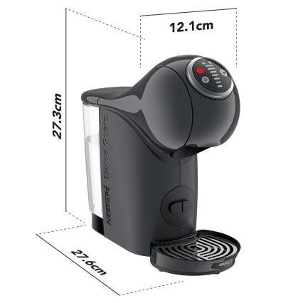 Krups - Кафе машина с капсули NESCAFÉ DOLCE GUSTO GENIO S 1500W антрацит