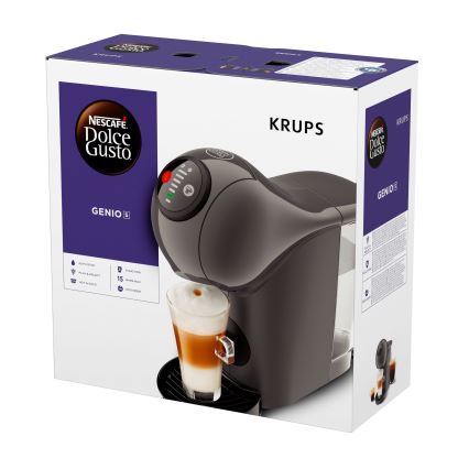 Krups - Кафе машина с капсули NESCAFÉ DOLCE GUSTO GENIO S 1500W антрацит