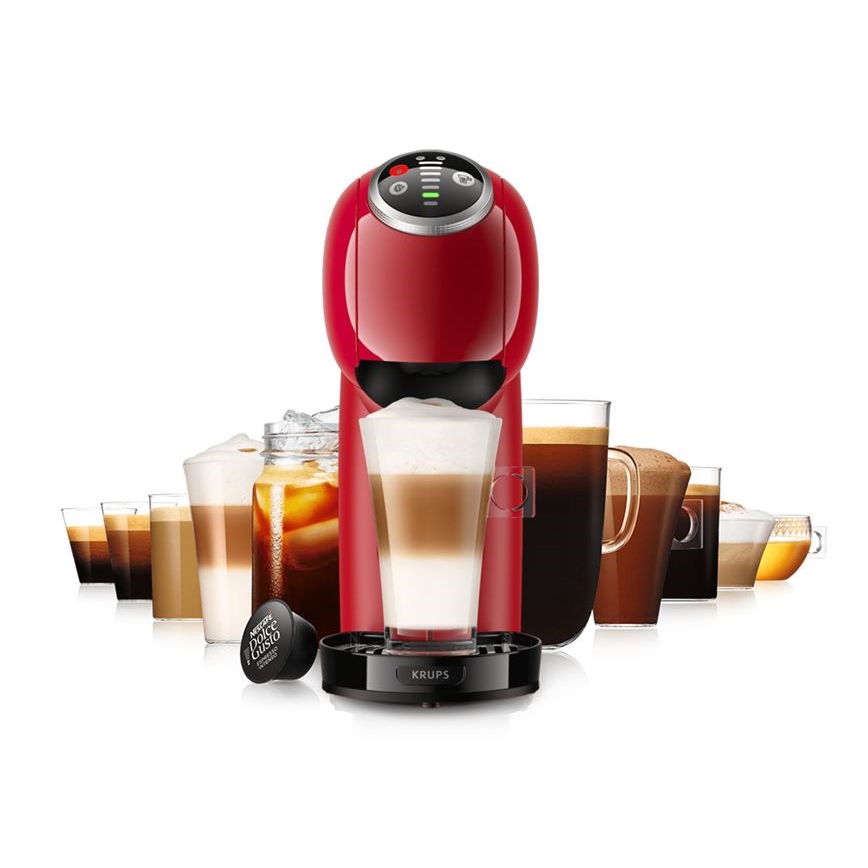Krups - Кафе машина с капсули NESCAFÉ DOLCE GUSTO GENIO S PLUS 1500W червен