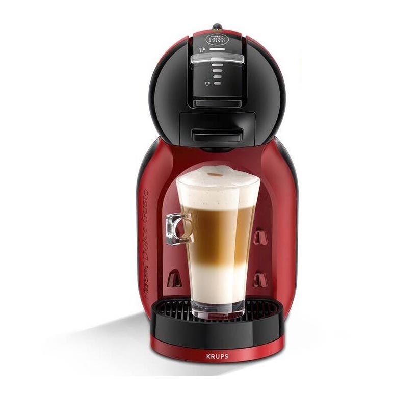 Krups - Кафемашина с капсули NESCAFÉ DOLCE GUSTO MINI ME 1500W/230V червен/черен