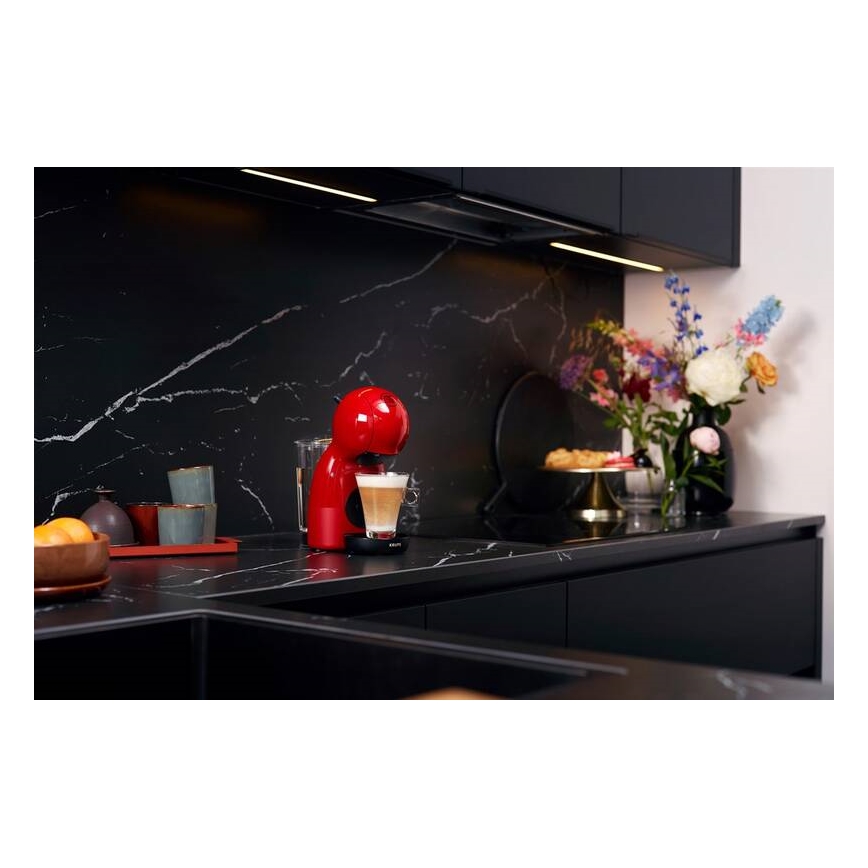 Krups - Кафемашина с капсули NESCAFÉ DOLCE GUSTO PICCOLO XS 1600W червен
