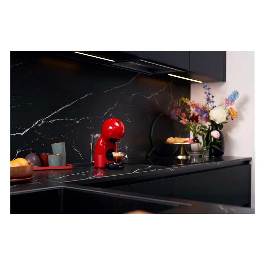 Krups - Кафемашина с капсули NESCAFÉ DOLCE GUSTO PICCOLO XS 1600W червен