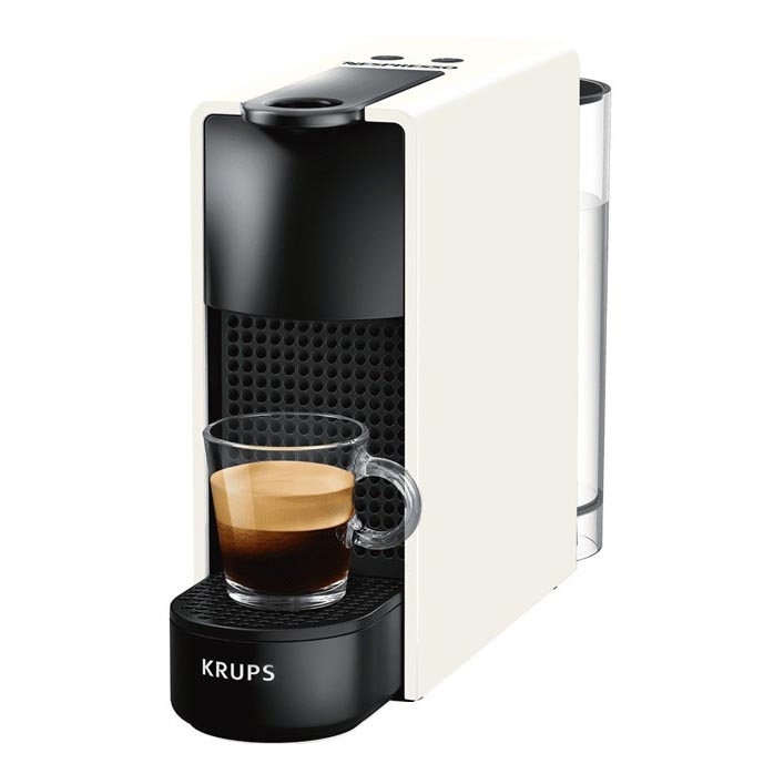 Krups - Кафемашина с капсули NESPRESSO Essenza mini 1310W/230V бял