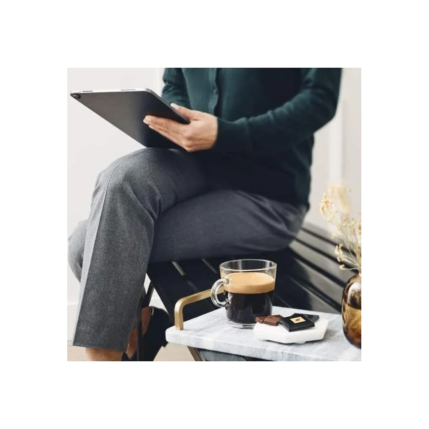Krups - Кафемашина с капсули NESPRESSO Essenza mini 1310W/230V бял