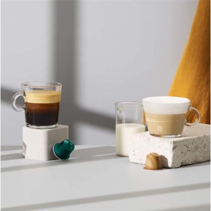 Krups - Кафемашина с капсули NESPRESSO Essenza mini 1310W/230V бял