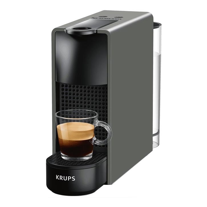 Krups - Кафемашина с капсули NESPRESSO Essenza mini 1310W/230V сив