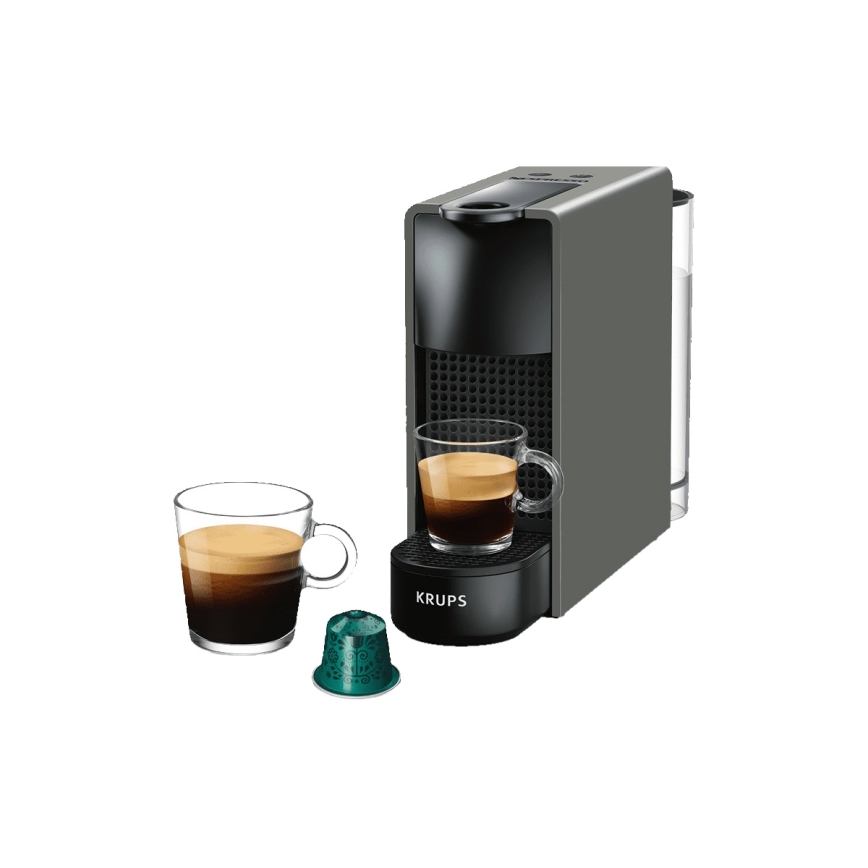 Krups - Кафемашина с капсули NESPRESSO Essenza mini 1310W/230V сив