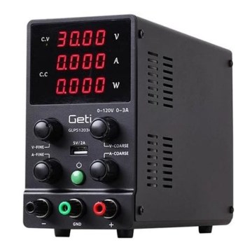 Лабораторно захранване GETI GLPS1203H 0-120V/0-3A
