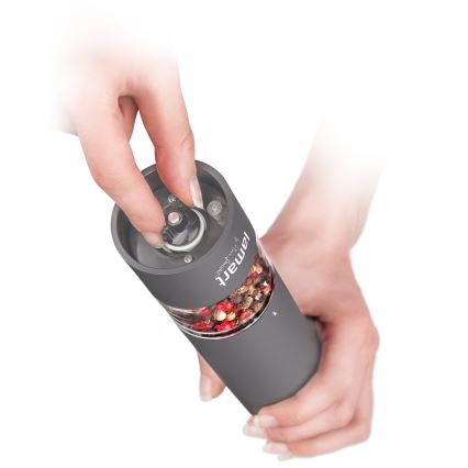 Lamart - Електрическа мелничка за подправки 4xAA сива