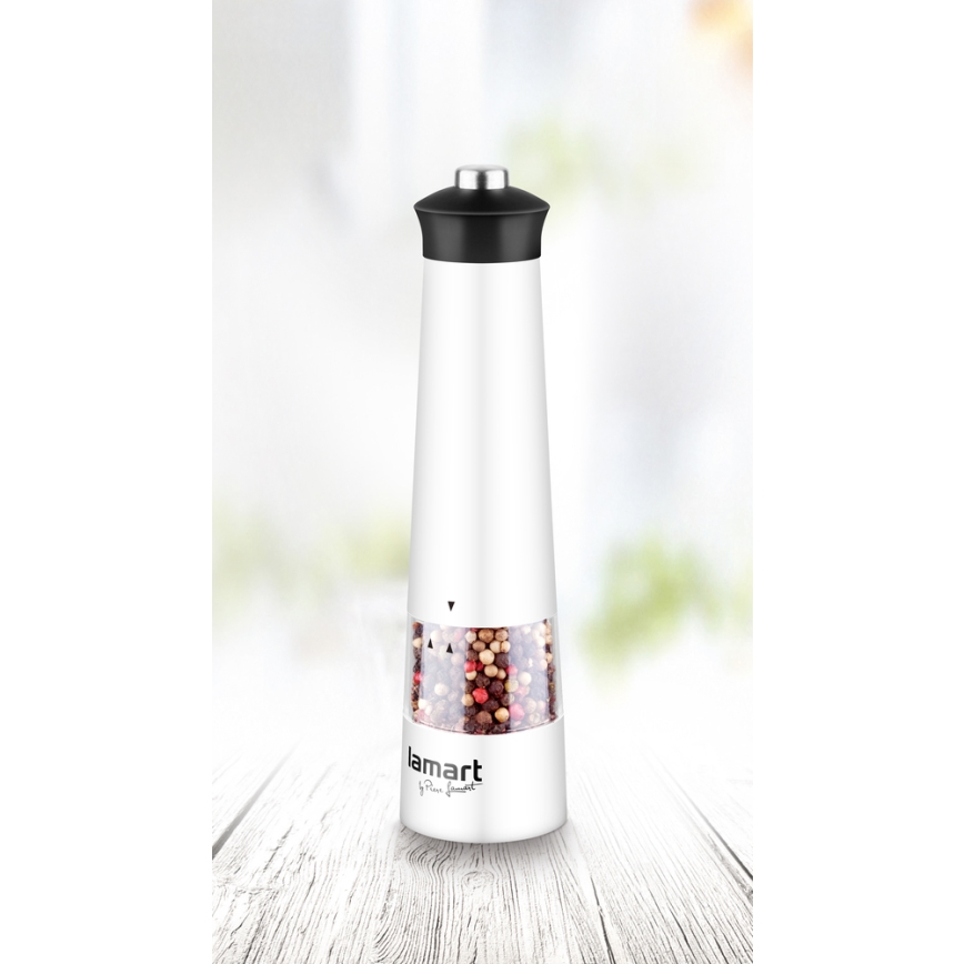 Lamart - Електрическа мелничка за подправки 4xAAA