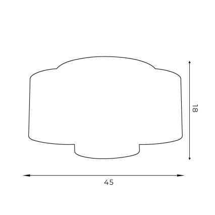 Лампа ARDEN 3xE27/60W/230V черна/златиста