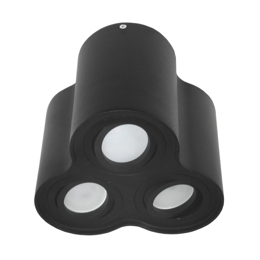 Лампа BAROCO 3xGU10/30W/230V черна