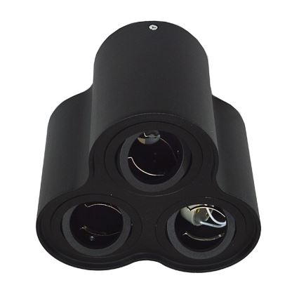 Лампа BAROCO 3xGU10/30W/230V черна