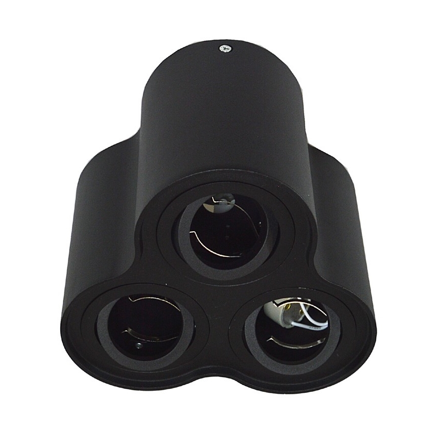 Лампа BAROCO 3xGU10/30W/230V черна