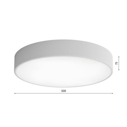 Лампа CLEO 4xE27/24W/230V Ø 50 см сива