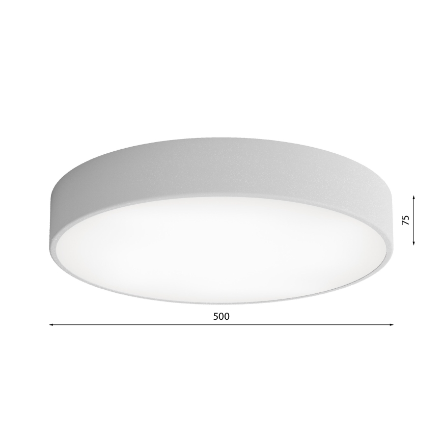 Лампа CLEO 4xE27/24W/230V Ø 50 см сива