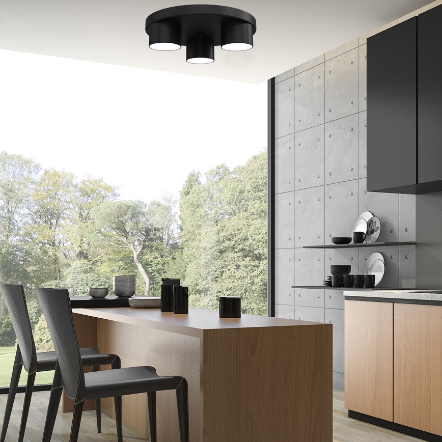 Лампа DIXIE 3xGX53/11W/230V черна