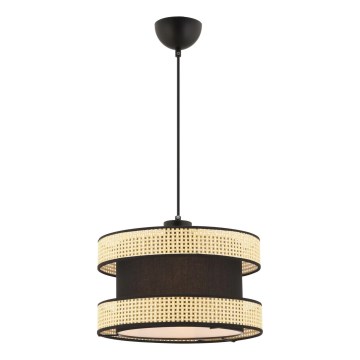 Лампа HALO 1xE27/60W/230V черна/бежова