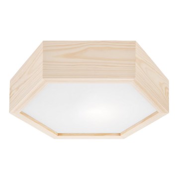 Лампа HEX NATURAL 1xE27/60W/230V Ø 32 cм бор