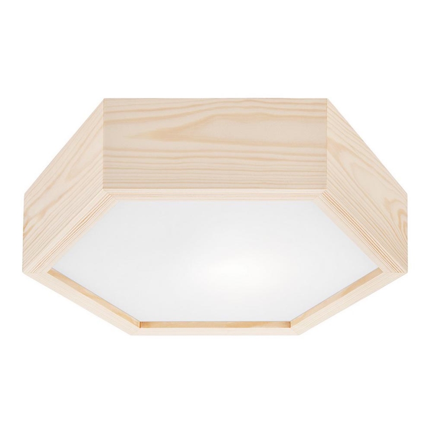 Лампа HEX NATURAL 1xE27/60W/230V Ø 32 cм бор