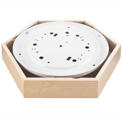 Лампа HEX NATURAL 2xE27/60W/230V Ø 43 cм бор