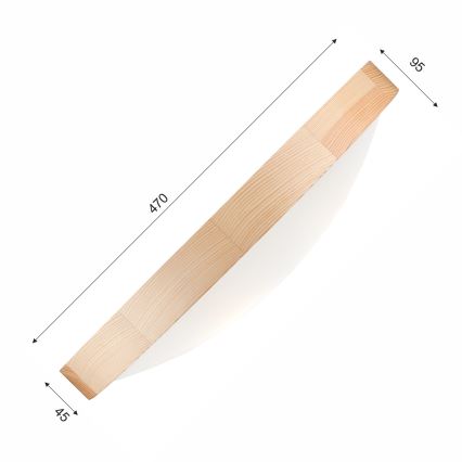 Лампа NATURAL SLIM 3xE27/60W/230V ⌀ 47см бор