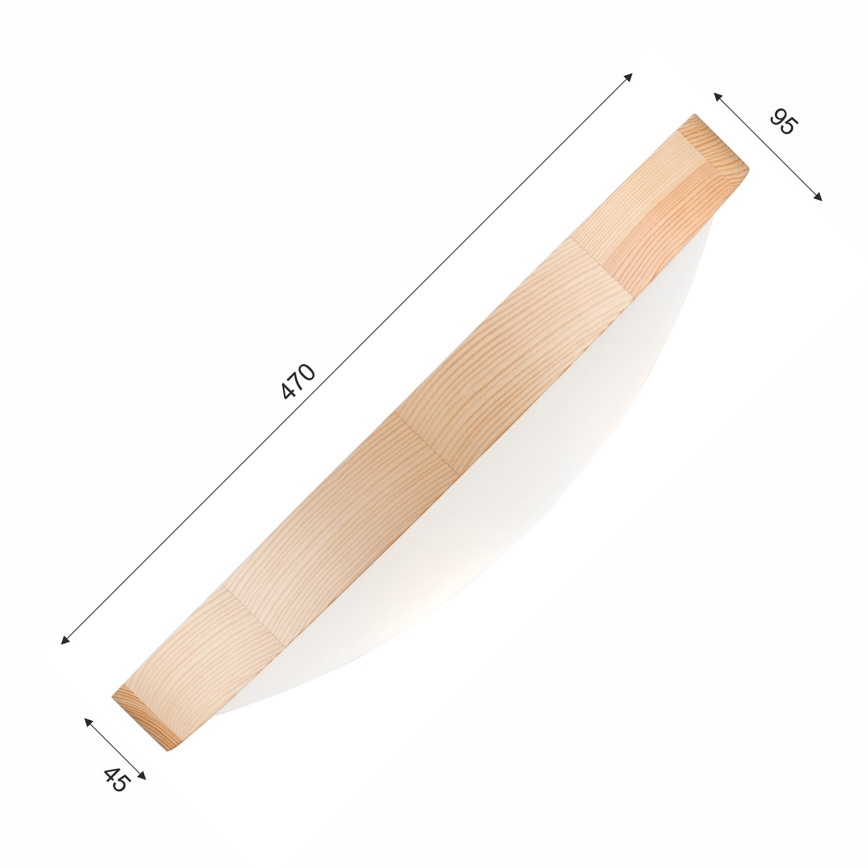 Лампа NATURAL SLIM 3xE27/60W/230V ⌀ 47см бор