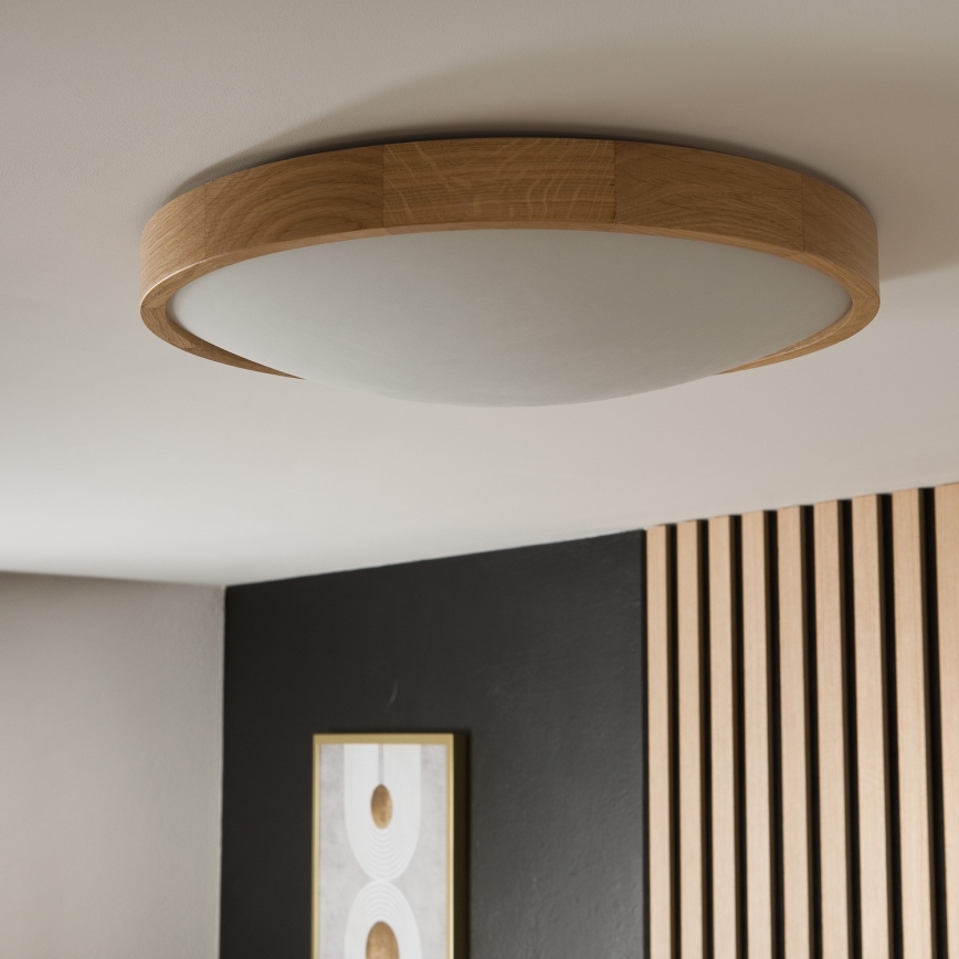 Лампа OAK SLIM 3×E27/60W/230V дъб ø 47 см