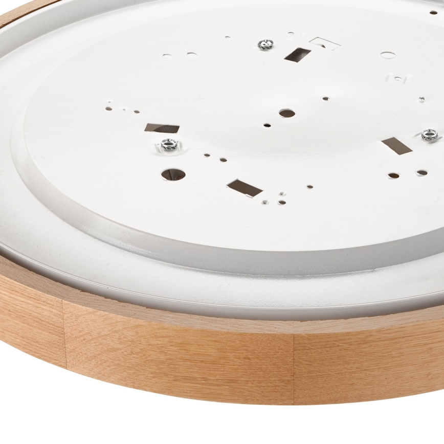 Лампа OAK SLIM 3×E27/60W/230V дъб ø 47 см