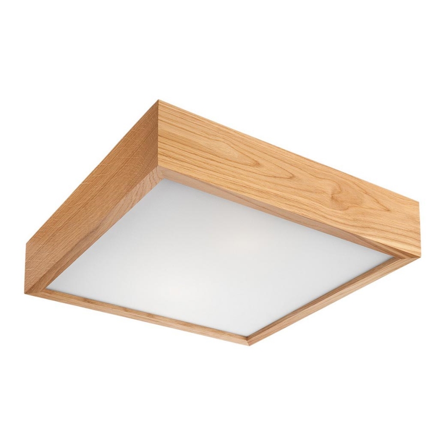 Лампа OAK SQUARE 1xE27/60W/230V дъб 27,5 см