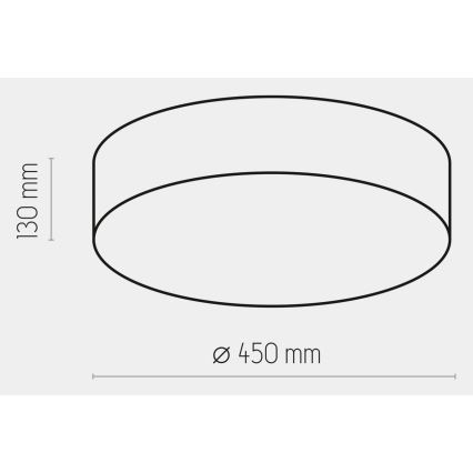 Лампа RONDO 4xE27/15W/230V ⌀ 45 см бежова