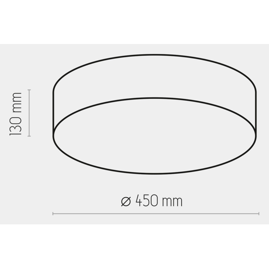 Лампа RONDO 4xE27/15W/230V ⌀ 45 см бежова