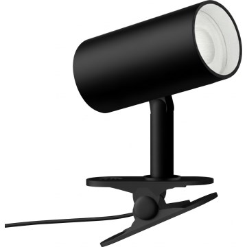 Лампа с щипка PUNTO 1xGU10/9W/230V черна