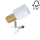 Лампа с щипка TREEHOUSE 1xE27/25W/230V дъб - FSC сертифицирана