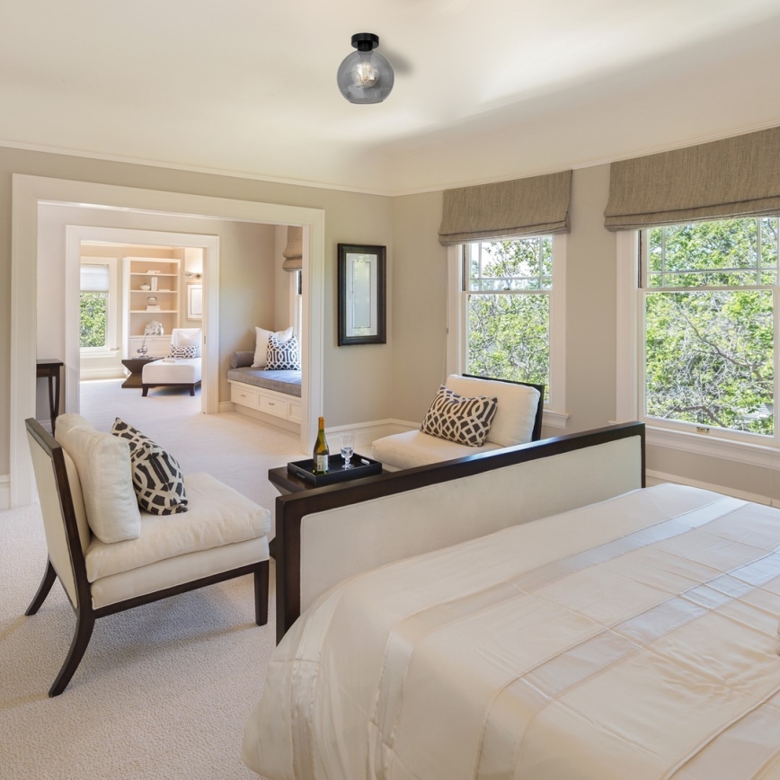 Лампа SOFIA 1xE27/60W/230V черна