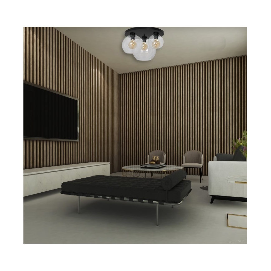 Лампа SOFIA 3xE27/60W/230V прозрачна