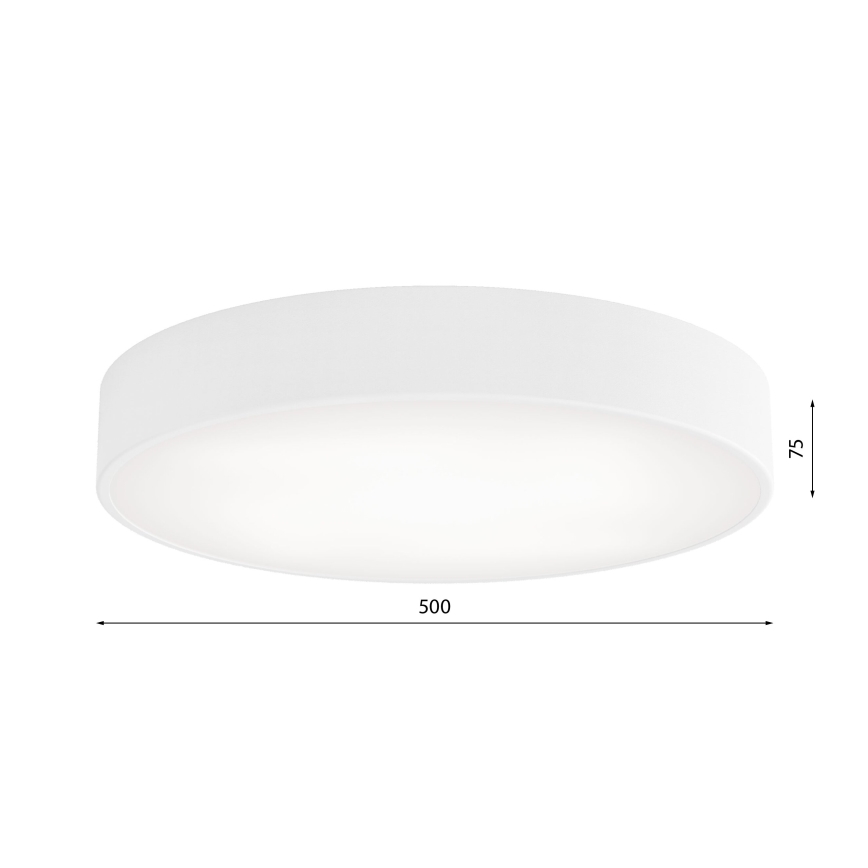Лампа със сензор CLEO 4xE27/24W/230V Ø 50 cм бяла