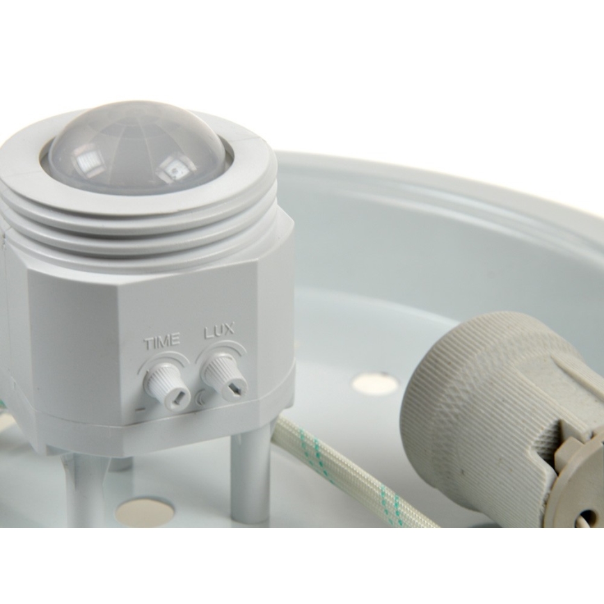 Лампа със сензор PLAFON 2xE27/80W/230V