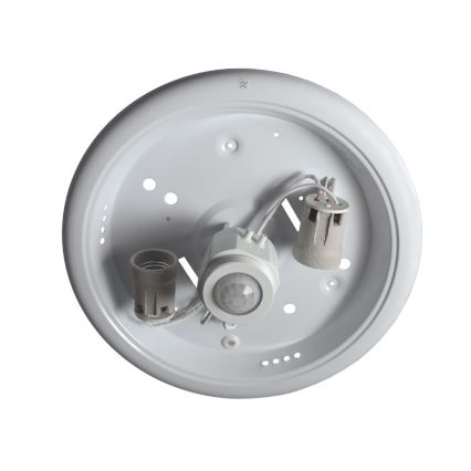 Лампа със сензор PLAFON 2xE27/80W/230V