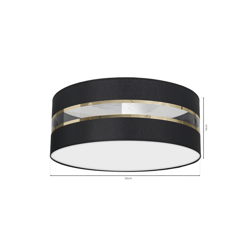 Лампа ULTIMO 3xE27/60W/230V черна