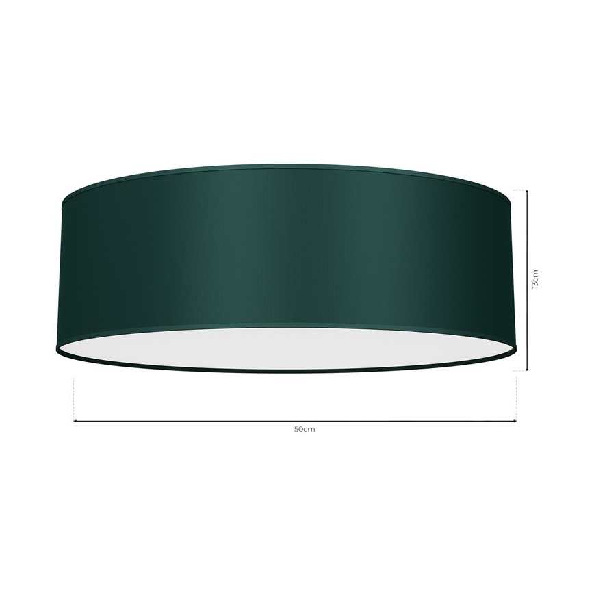 Лампа VERDE 3xE27/60W/230V Ø 50 cм зелена