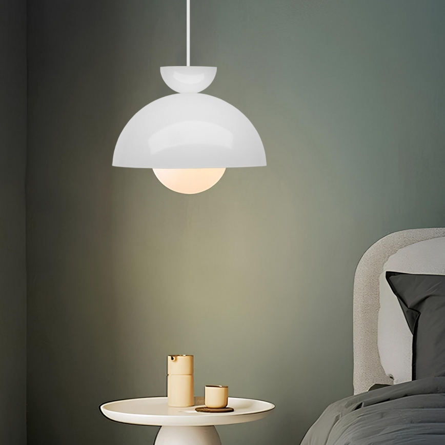 Лампа за окачване SALVA 1xE27/15W/230V бяла