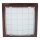 Лампа за стена/таван GEOMETRICA 1xE27/60W/230V каучуково дърво 30x30 см