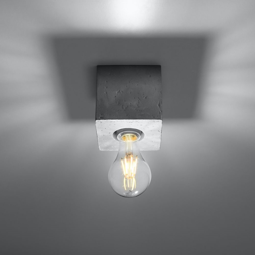Лампа за таван ABEL 1xE27/60W/230V цимент