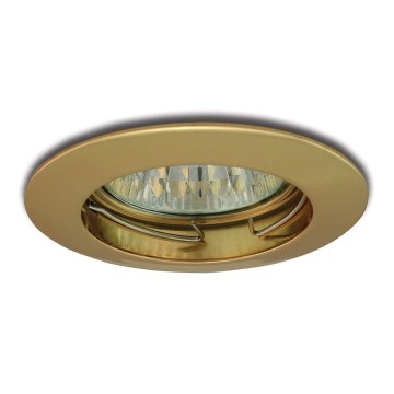 Лампа за вграждане 1xGU5,3/50W/12V златист