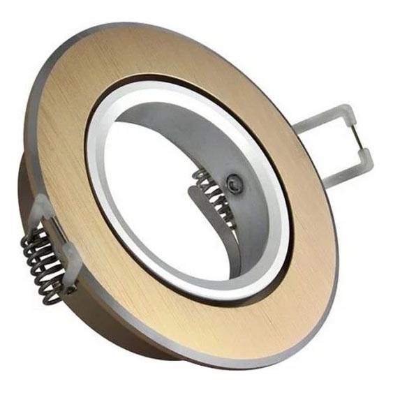 Лампа за вграждане EAST OPAL 1xGU10/8W/230V Ø 8,5 см златист